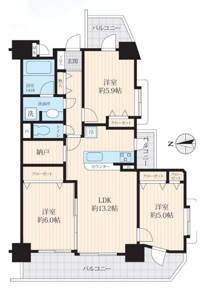 apartment 東京都荒川区西日暮里２丁目39-7　ＧＳハイム日暮里101