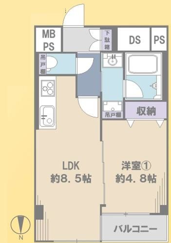 apartment 東京都荒川区西日暮里２丁目39-7　ＧＳハイム日暮里101