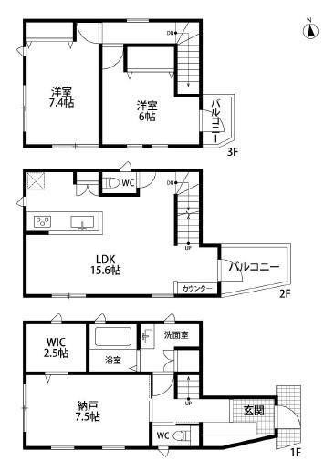 detached 東京都荒川区西日暮里２丁目39-7　ＧＳハイム日暮里101