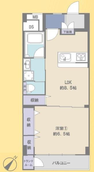 apartment 東京都荒川区西日暮里２丁目39-7　ＧＳハイム日暮里101