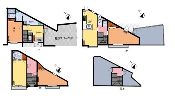 detached 東京都荒川区西日暮里２丁目39-7　ＧＳハイム日暮里101