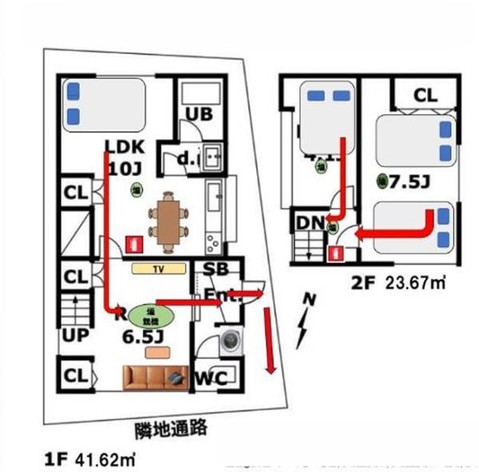detached 東京都荒川区西日暮里２丁目39-7　ＧＳハイム日暮里101