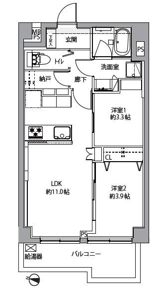 apartment 東京都荒川区西日暮里２丁目39-7　ＧＳハイム日暮里101