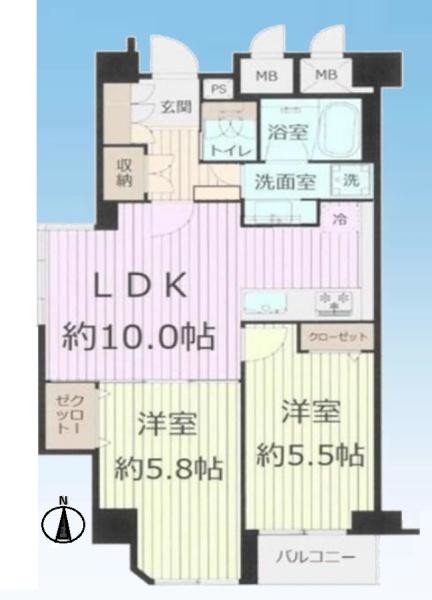 apartment 東京都荒川区西日暮里２丁目39-7　ＧＳハイム日暮里101