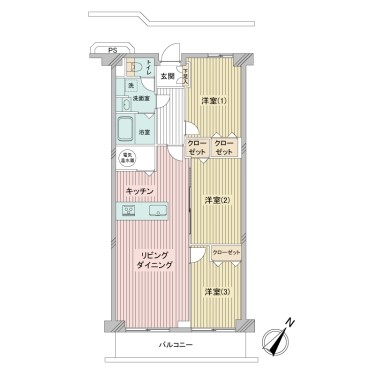 apartment 神奈川県横浜市栄区笠間３丁目44-1 メゾングランディオーズ1F