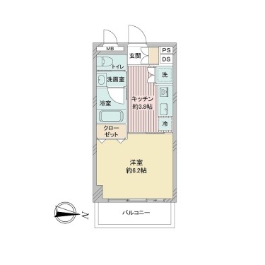 apartment 東京都港区芝２丁目6-1 長谷工芝二ビル5F