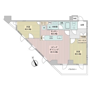 apartment 東京都品川区南品川５丁目3-13 コスモグランス南品川1階