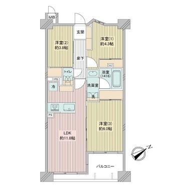 apartment 東京都品川区南品川５丁目3-13 コスモグランス南品川1階