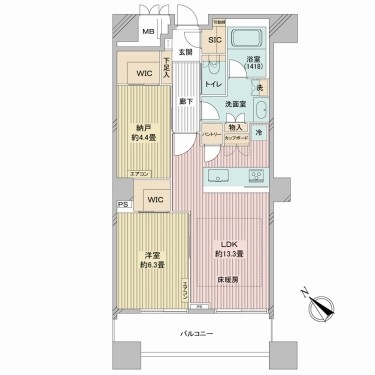 apartment 東京都品川区南品川５丁目3-13 コスモグランス南品川1階