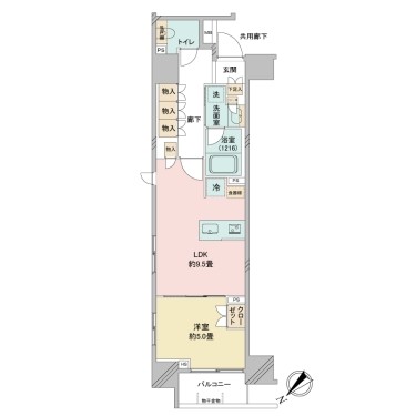 apartment 東京都品川区南品川５丁目3-13 コスモグランス南品川1階