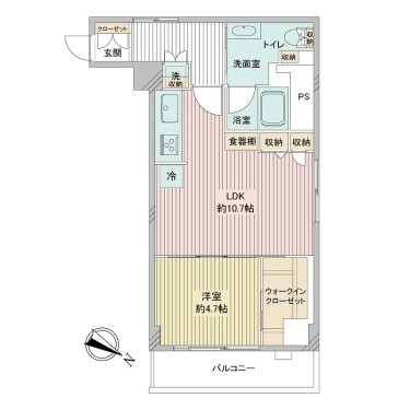 apartment 東京都品川区南品川５丁目3-13 コスモグランス南品川1階
