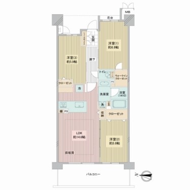 apartment 東京都立川市曙町２丁目13-3 立川三菱ビル7F