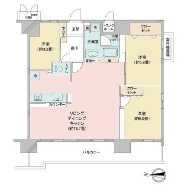 apartment 東京都立川市曙町２丁目13-3 立川三菱ビル7F