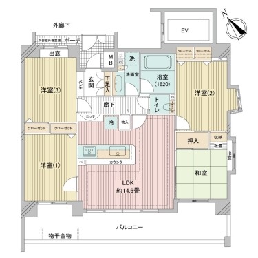 apartment 東京都三鷹市下連雀３丁目26-10 Sapura三鷹4F