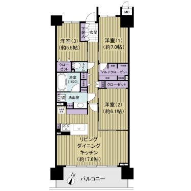 apartment 東京都三鷹市下連雀３丁目26-10 Sapura三鷹4F