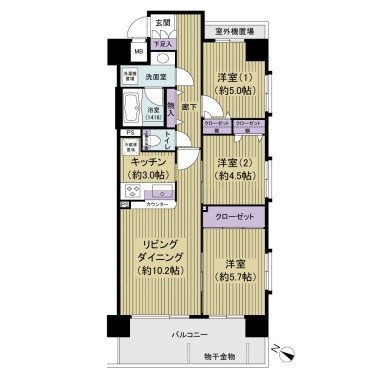 apartment 東京都多摩市落合１丁目9-2 クロダビル1階