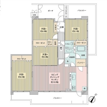 apartment 東京都多摩市落合１丁目9-2 クロダビル1階