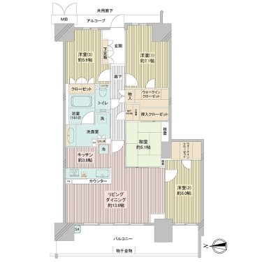 apartment 東京都多摩市落合１丁目9-2 クロダビル1階