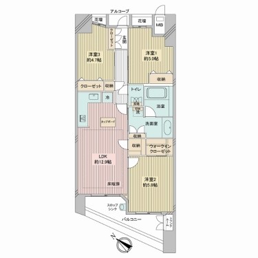 apartment 千葉県浦安市美浜１丁目7-101 エルシティ新浦安7番館