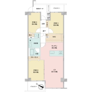 apartment 千葉県浦安市美浜１丁目7-101 エルシティ新浦安7番館