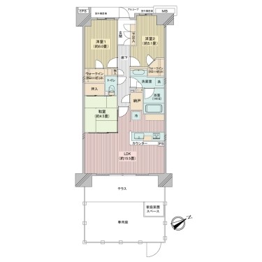 apartment 千葉県柏市柏３丁目6-29 サンライズ吉野4階