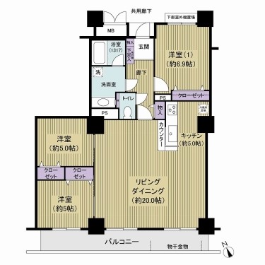 apartment 千葉県柏市柏３丁目6-29 サンライズ吉野4階