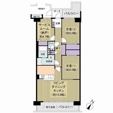 apartment 千葉県柏市柏３丁目6-29 サンライズ吉野4階