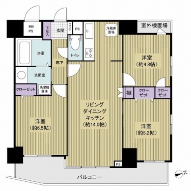 apartment 千葉県柏市柏３丁目6-29 サンライズ吉野4階