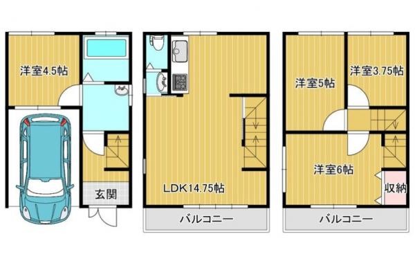 detached 大阪府守口市大日町２丁目
地図を見る