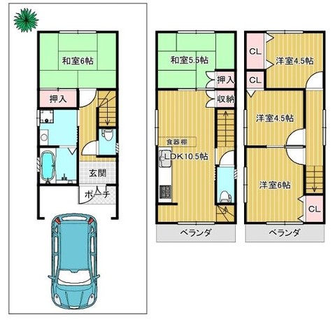 detached 大阪府大東市泉町１丁目
地図を見る