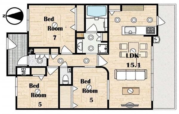 apartment 大阪府吹田市津雲台７丁目
地図を見る