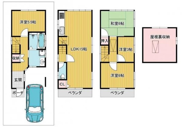 detached 大阪府門真市四宮５丁目
地図を見る