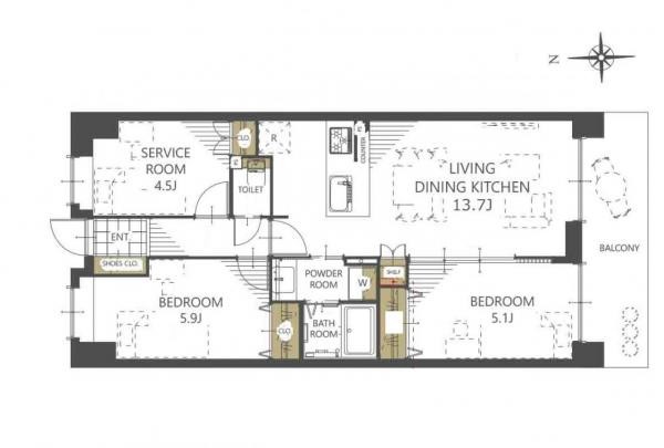 apartment 大阪府東大阪市加納７丁目
地図を見る