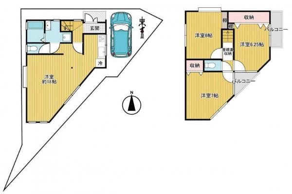 detached 大阪府吹田市山田東１丁目
地図を見る