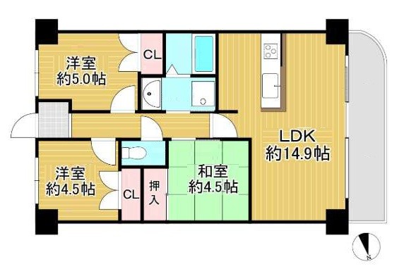 apartment 大阪府東大阪市日下町１丁目
地図を見る