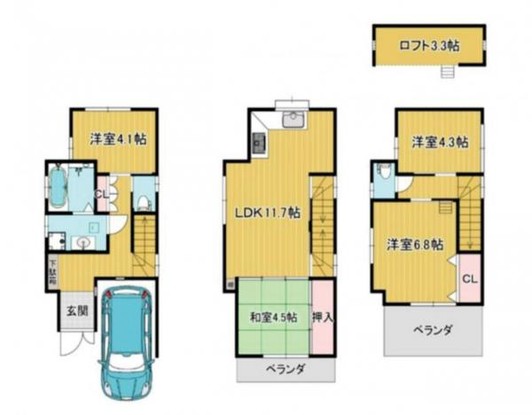 detached 大阪府吹田市泉町２丁目
地図を見る