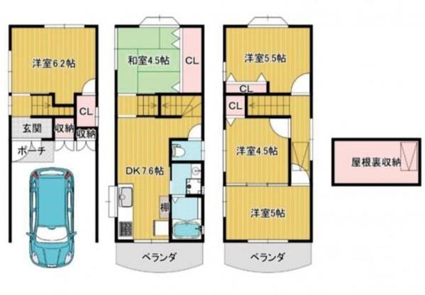 detached 大阪府守口市金田町２丁目
地図を見る