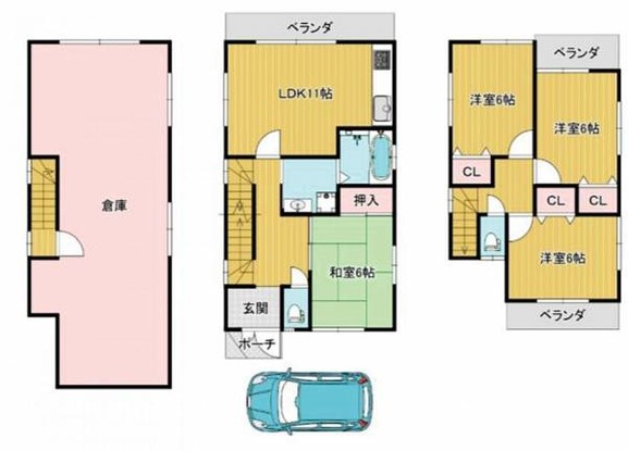 detached 大阪府吹田市原町３丁目
地図を見る
