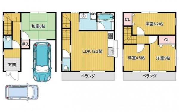 detached 大阪府守口市佐太東町１丁目
地図を見る