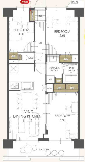 apartment 埼玉県さいたま市南区南浦和２丁目40-12