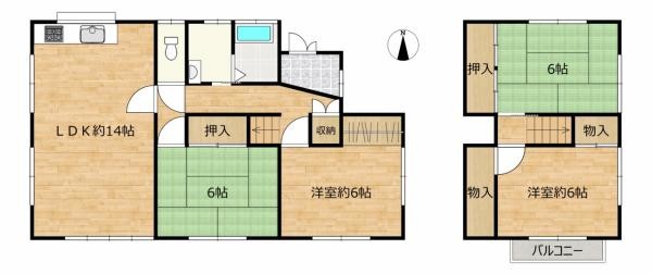 detached 兵庫県神崎郡福崎町南田原
地図を見る