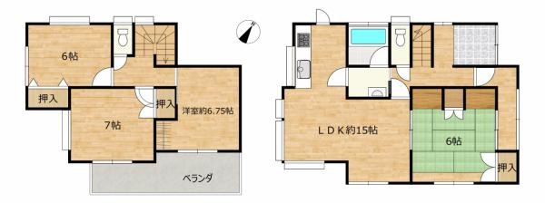 detached 兵庫県加古川市西神吉町岸
地図を見る