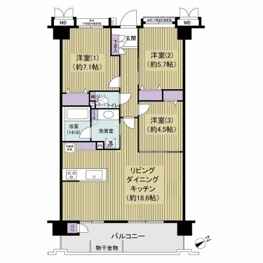apartment 東京都江戸川区西葛西３丁目15-17 平塚ビル1階