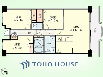 apartment 神奈川県川崎市高津区溝口１丁目8-4 KMビル4階