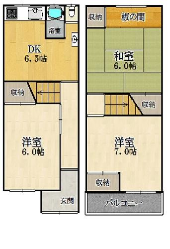 detached 大阪府大阪市城東区関目５丁目3-2