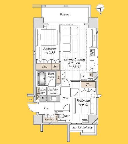 apartment 東京都大田区矢口１丁目5-8 ニックハイム武蔵新田102号室