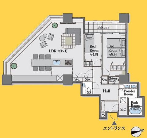 apartment 東京都大田区矢口１丁目5-8 ニックハイム武蔵新田102号室