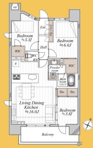 apartment 東京都大田区矢口１丁目5-8 ニックハイム武蔵新田102号室