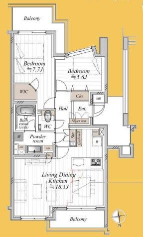 apartment 東京都大田区矢口１丁目5-8 ニックハイム武蔵新田102号室