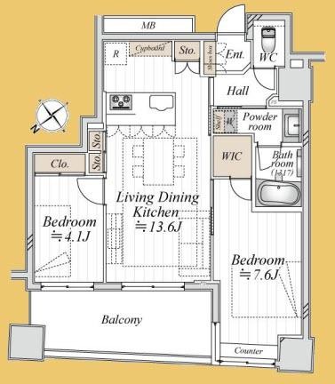 apartment 東京都大田区矢口１丁目5-8 ニックハイム武蔵新田102号室